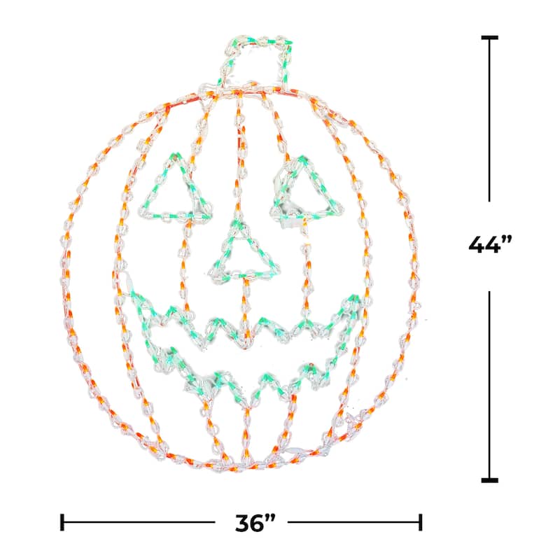 Halloween LED Lighted Jack O Lantern 44 inches
