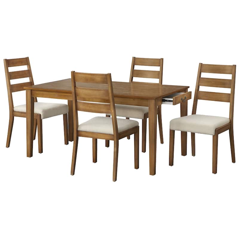 Lifestorey Palmer Solid Wood Dining Chairs (Set of 2)