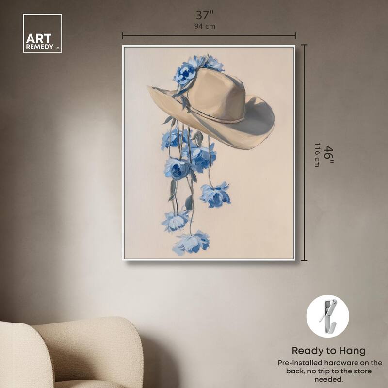 Brimming Blues II Canvas by Art Remedy