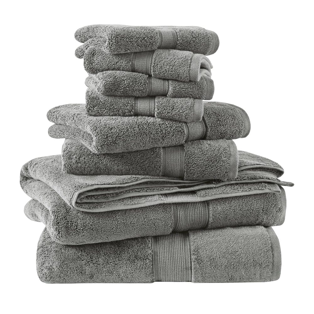 Madison Park Signature 800GSM Ultra-Soft 100% Cotton Absorbent Towel Set