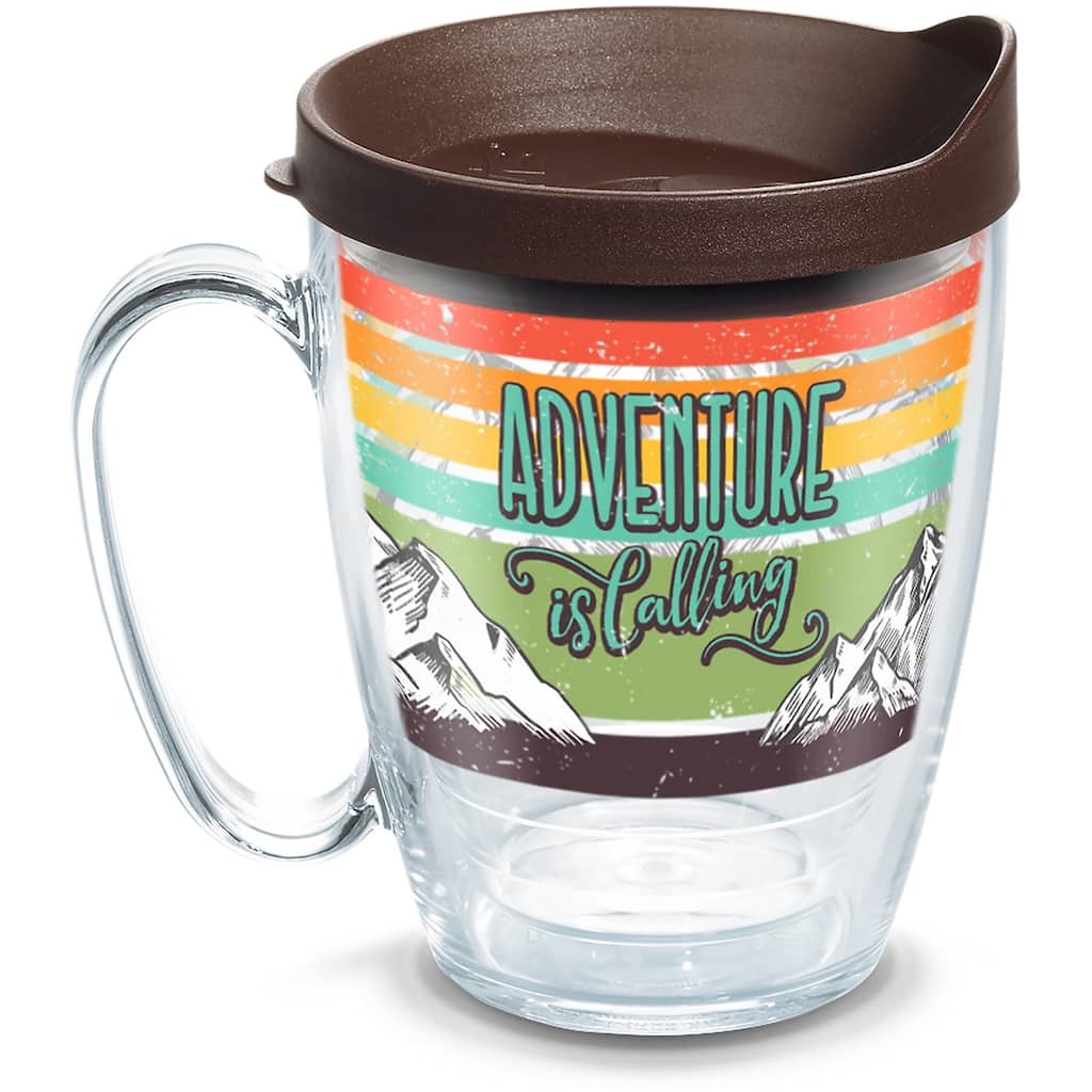 Tervis Adventure is Calling Made in USA Double Walled Insulated Travel Tumbler, Classic - 16oz Mug