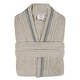 preview thumbnail 8 of 53, Superior Unisex Turkish Cotton Terry Kimono Bathrobe with Embroidery Robe