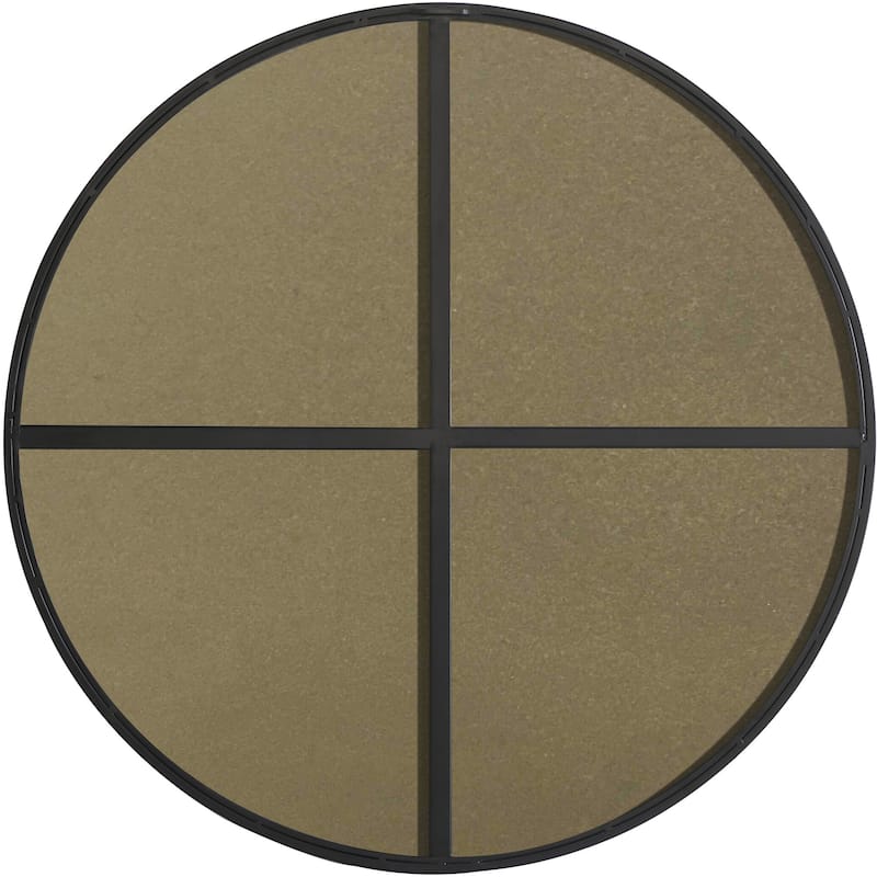 Elegant Lighting Eternity 32" Diameter Circular Metal Framed Wall