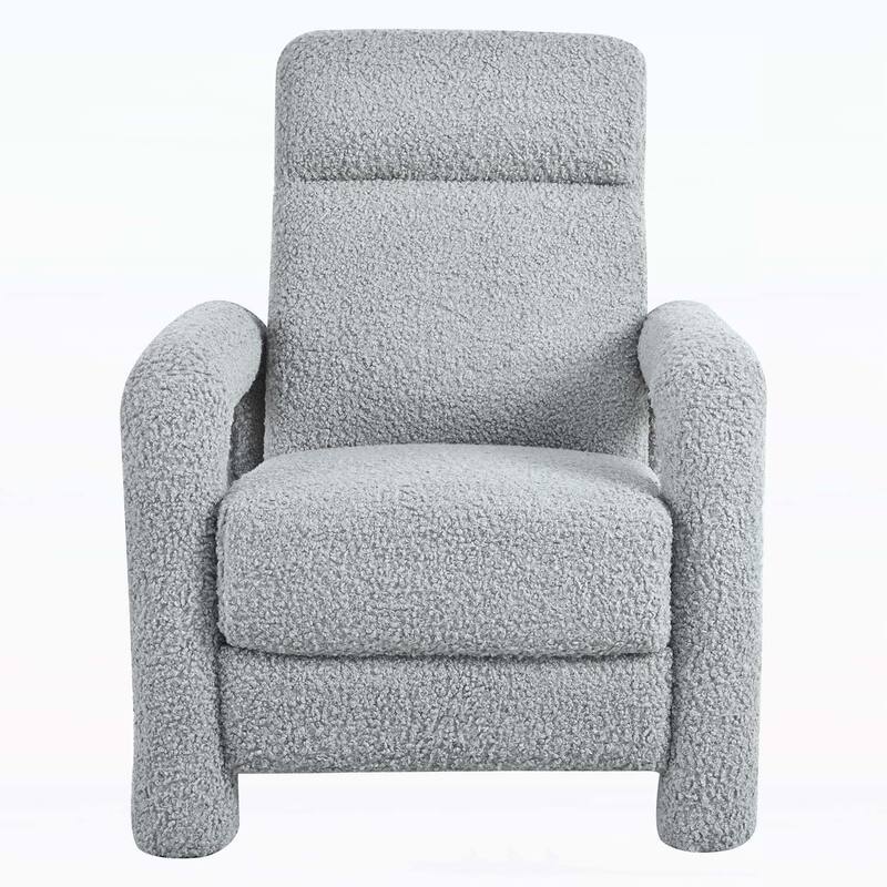 Upholstery Recliner Armchair with Adjustable Backrest for Comfortable Living Room Seating