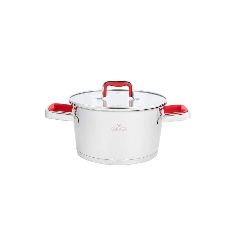 Karaca Merlot Stainless Steel Casseroles Set of 4