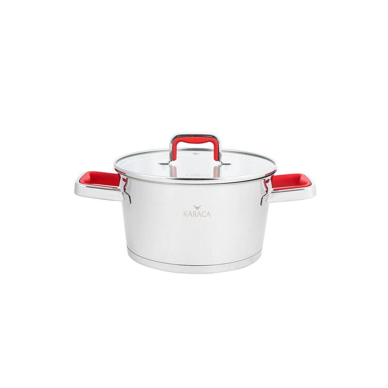 Karaca Merlot Stainless Steel Casseroles Set of 4