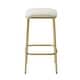 preview thumbnail 13 of 13, Bower Home Modern Gold Backless Upholstered Counter Stool (Set of 2)