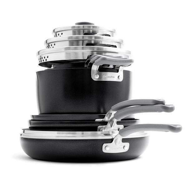 Levels Essential 13-Piece Nonstick Cookware Set - Bed Bath & Beyond ...