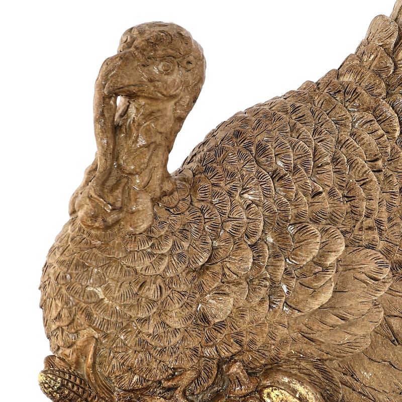 7" Resin Turkey Table Piece
