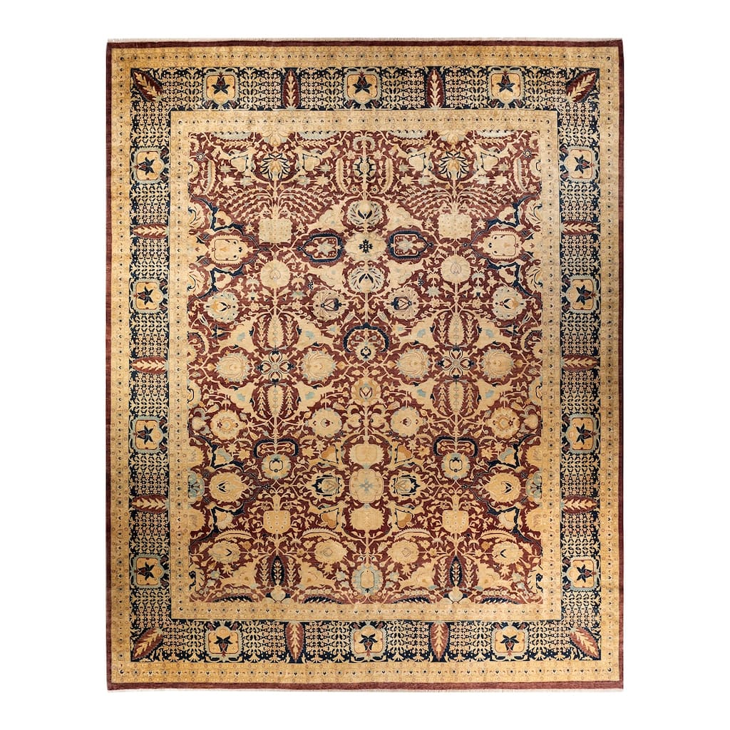Overton Mogul, One-of-a-Kind Hand-Knotted Area Rug - Red, 12' 0" x 14' 10" - 12' 0" x 14' 10"