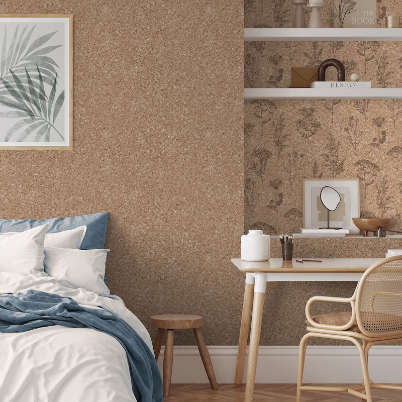Veer Decor Cork Texture Wallpaper