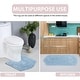 preview thumbnail 148 of 165, Waterford Collection 100% Cotton Non-Slip Bathroom Rug Set, Machine Washable Bath Rug, 4 Piece Bath Mat Set with Contour