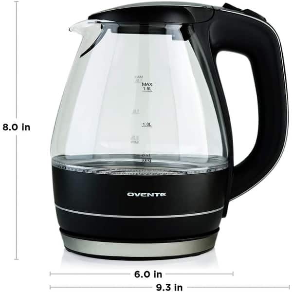 West Bend 1.5-Liter Cordless Serving Electric Kettle with Auto