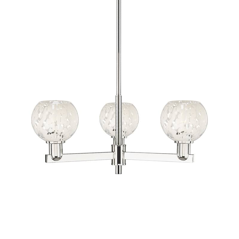 Innovations Lighting 716-3CR-10-28 White Mouchette Chandelier White