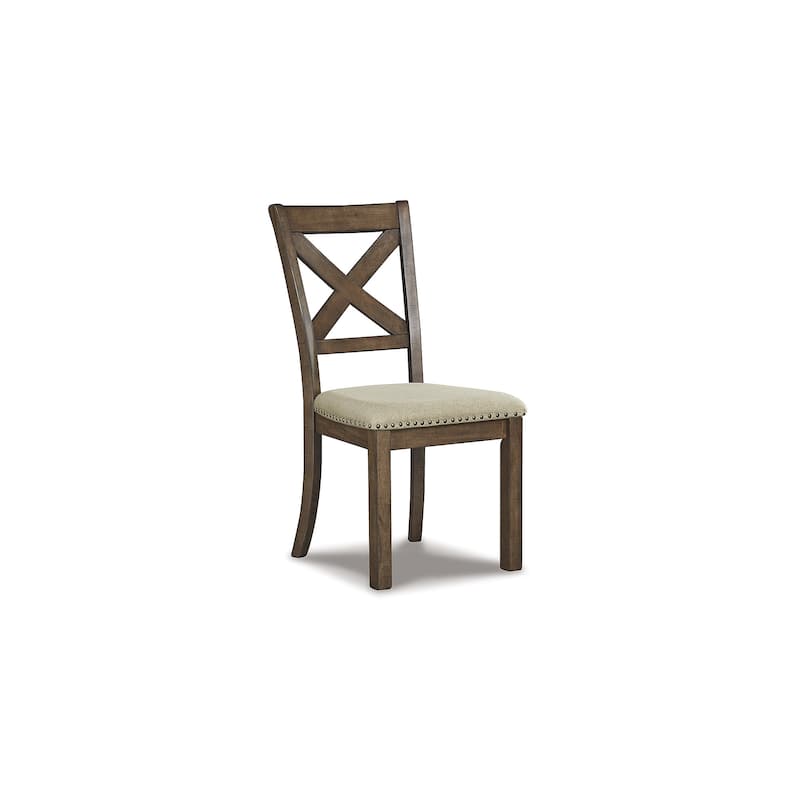 Signature Design by Ashley Moriville Grayish Brown 7-Piece Dining Package
