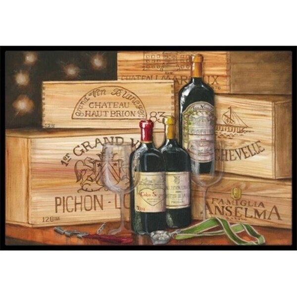 Carolines Treasures TMTR0254JMAT Wine Gran Vin by Malenda Trick Indoor or Outdoor Mat 24 x 36