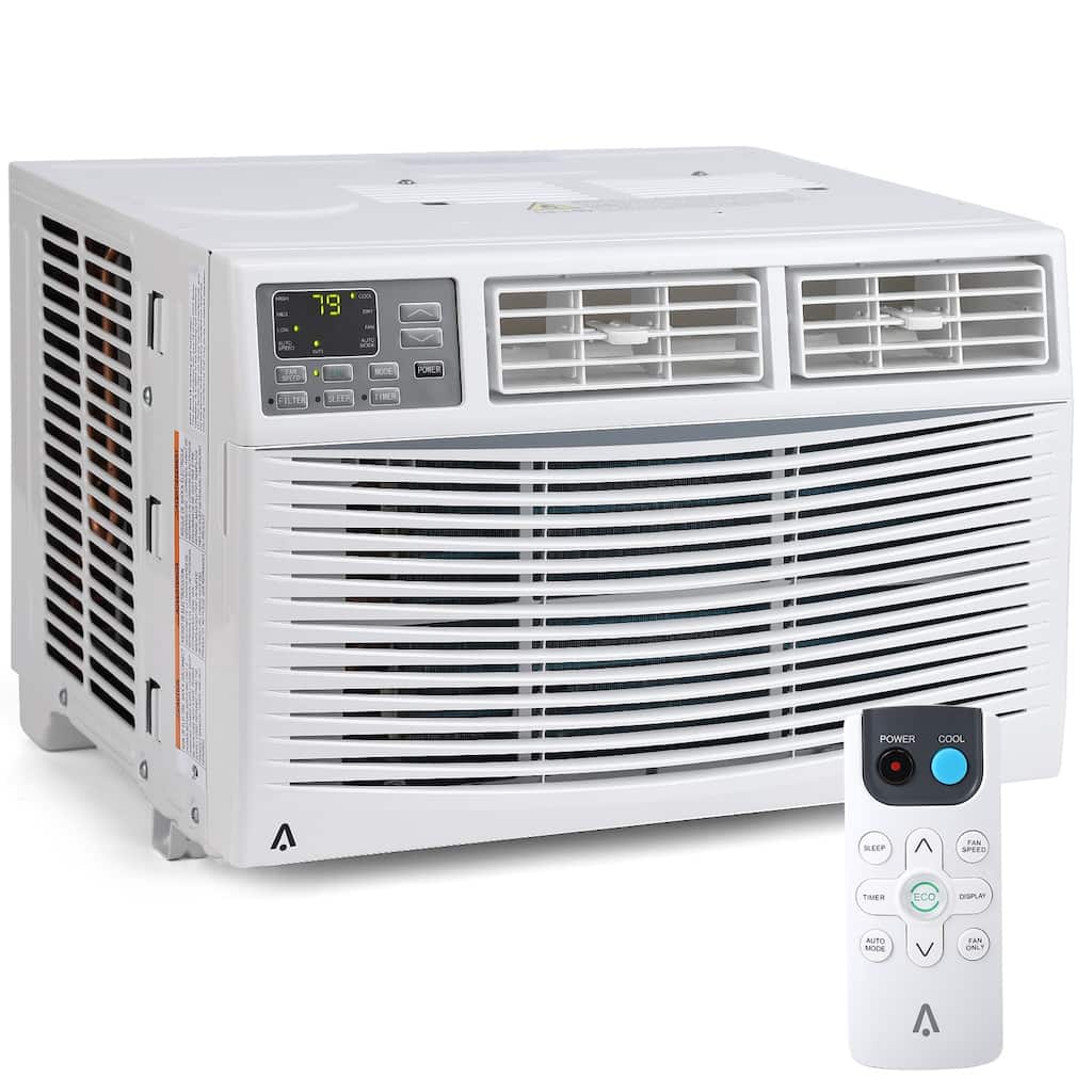 8000 BTU Window Air Conditioner, Cools Up to 350 Sq. Ft