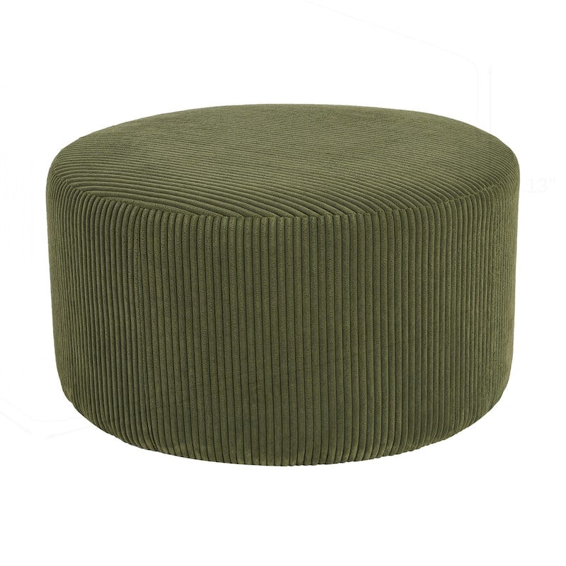Upholstered Round Ottoman