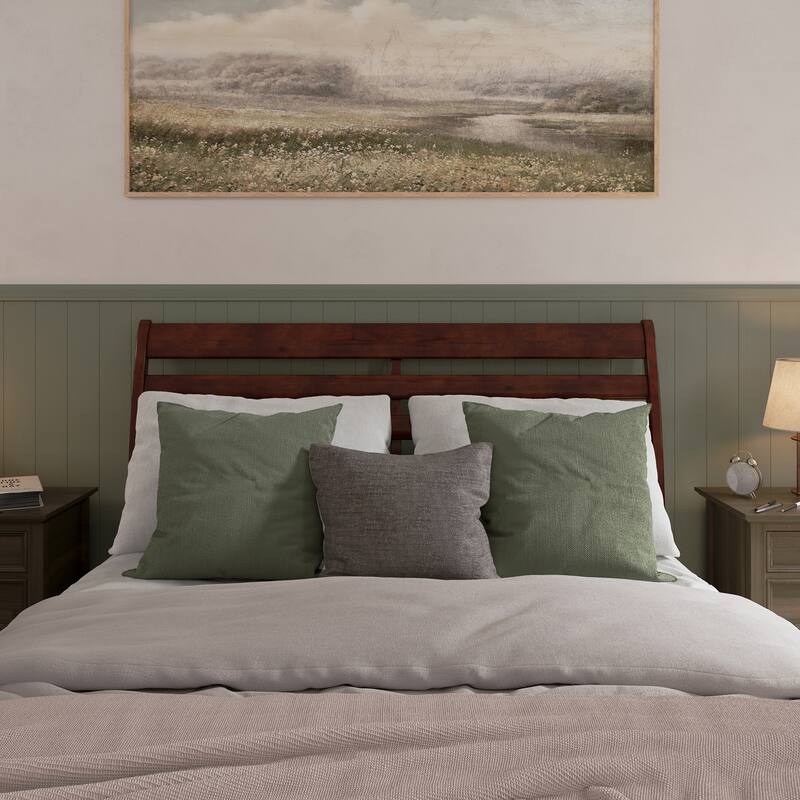 Savannah Solid Wood Headboard with Attachable Charger