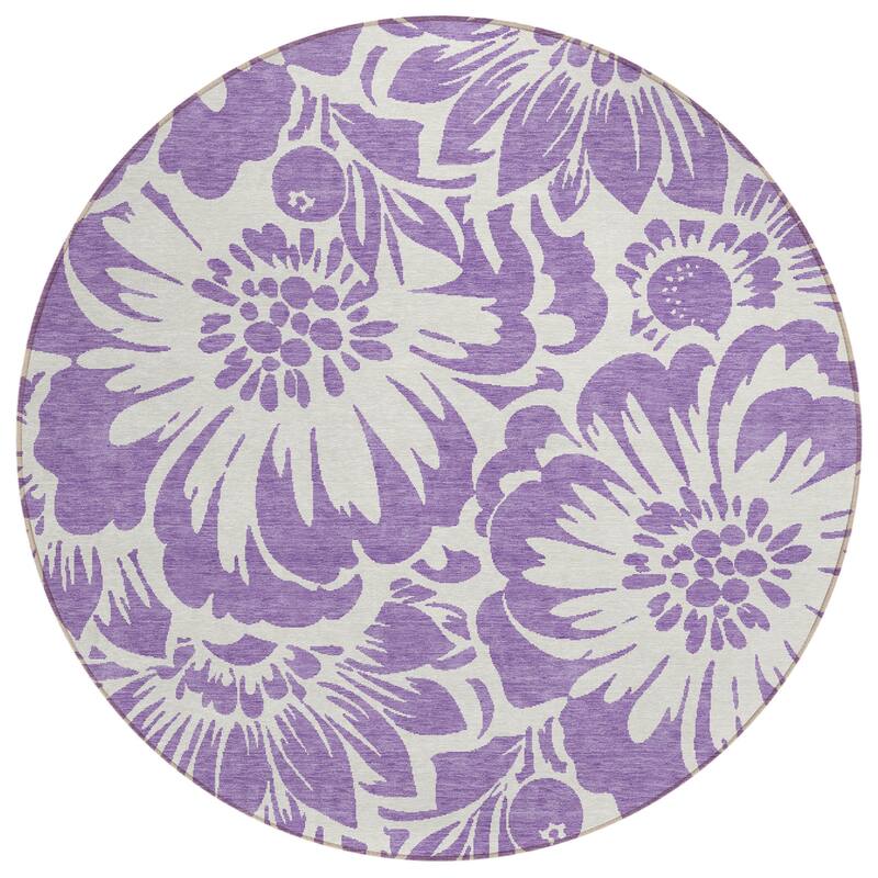 Sasi Garden-Inspired Weather Resistant Versatile Elegance Runner Outdoor Rug