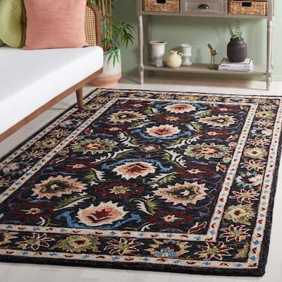 SAFAVIEH Handmade Blossom Menga Contemporary Wool Rug