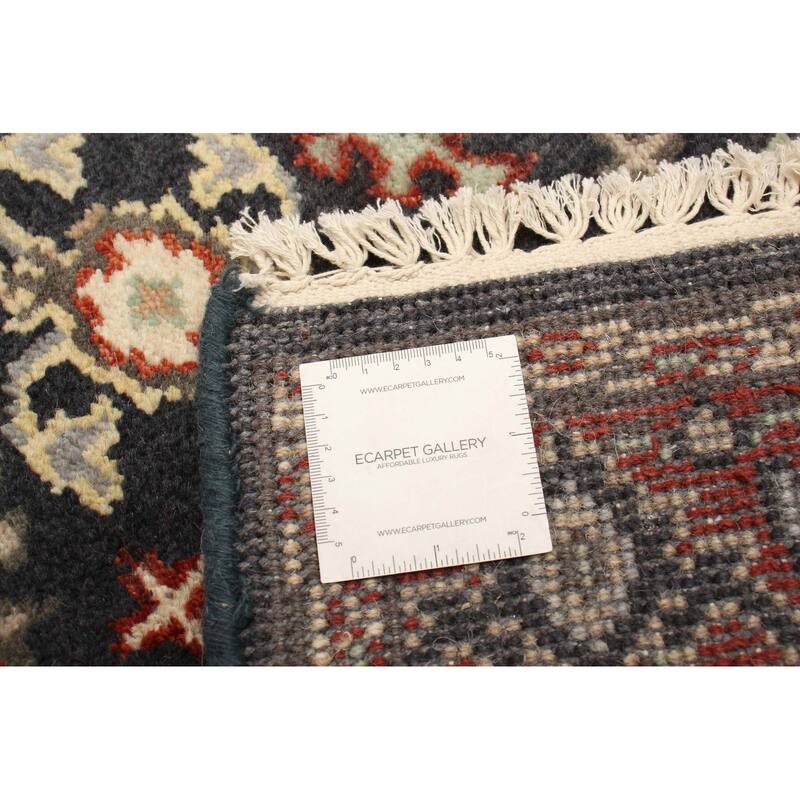 ECARPETGALLERY Hand-knotted Serapi Heritage Dark Navy Wool Rug - 2'6 x 9'9