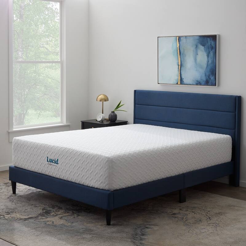 LUCID Comfort Collection 14-inch Gel Memory Foam Mattress