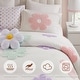 preview thumbnail 31 of 35, Intelligent Design Kids Madeline Floral Reversible Tufted Chenille Comforter Set with Flower Throw Pillow