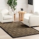 preview thumbnail 1 of 7, Nuloom Armani Geometric Seagrass Area Rug 2' 6" x 8' - Black - Runner