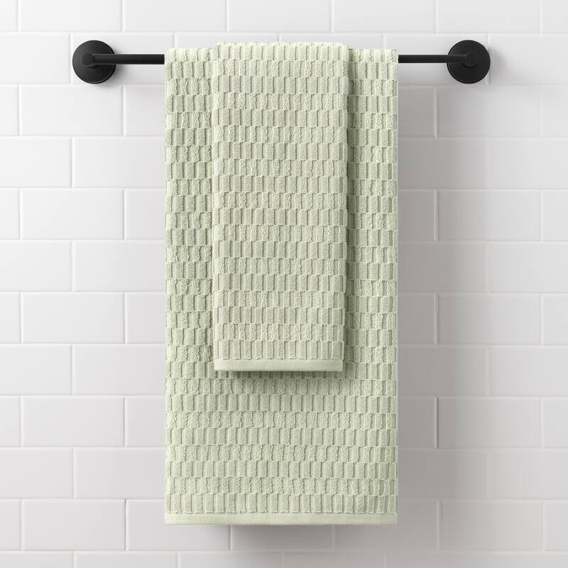 DKNY Metro Tile Quick Dry Bath and Hand Towel 4-piece Set