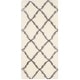 preview thumbnail 36 of 51, SAFAVIEH Montreal Shag Ucha 2-inch Thick Rug 2'3" x 5' - Ivory/Grey - Rectangle