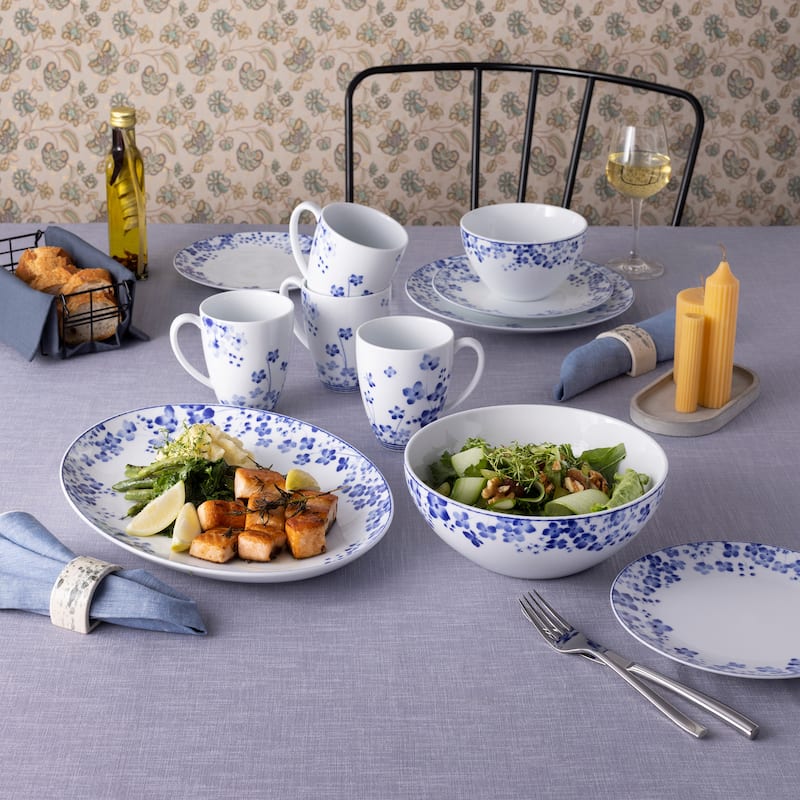 Noritake Bloomington Road Set Of 4 Cereal Bowls, 6", 29-1/2 Oz.