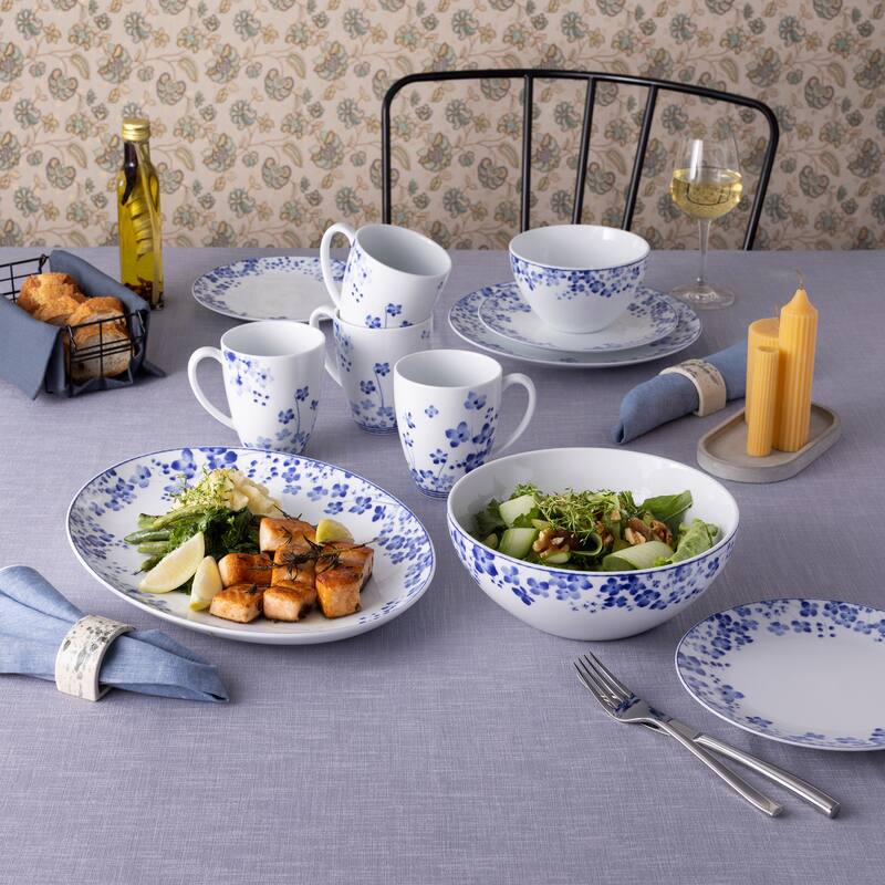 Noritake Bloomington Road Set of 4 Mugs, 16 oz.