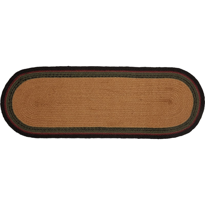 Wyatt Bear Stenciled Jute Runner