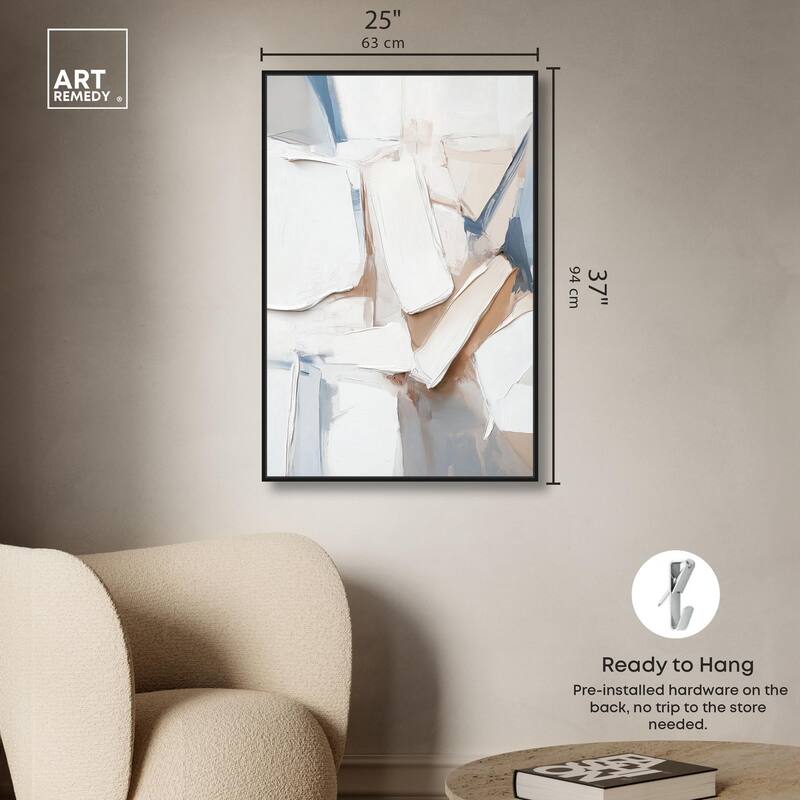 Bone and Beige II Canvas by Art Remedy