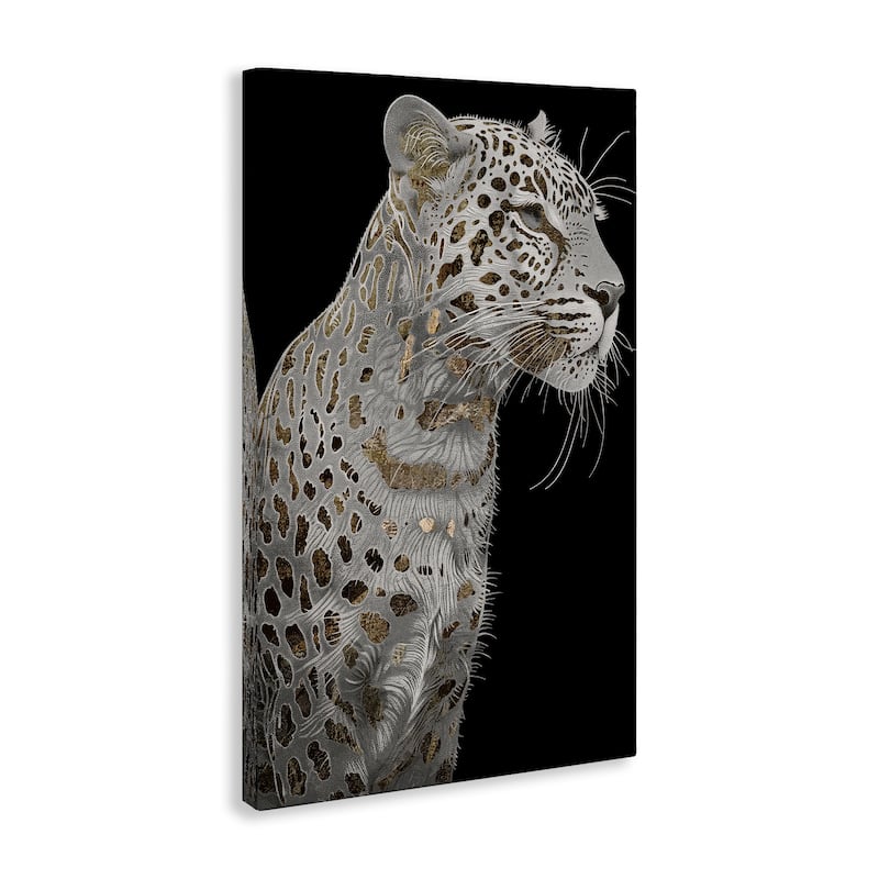 Stupell Elegant Glam Leopard Spots Canvas Wall Art Design By Sasha
