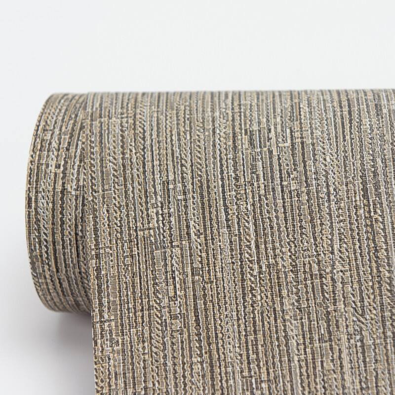 Warner Grand Canal Brown Distressed Texture Wallpaper