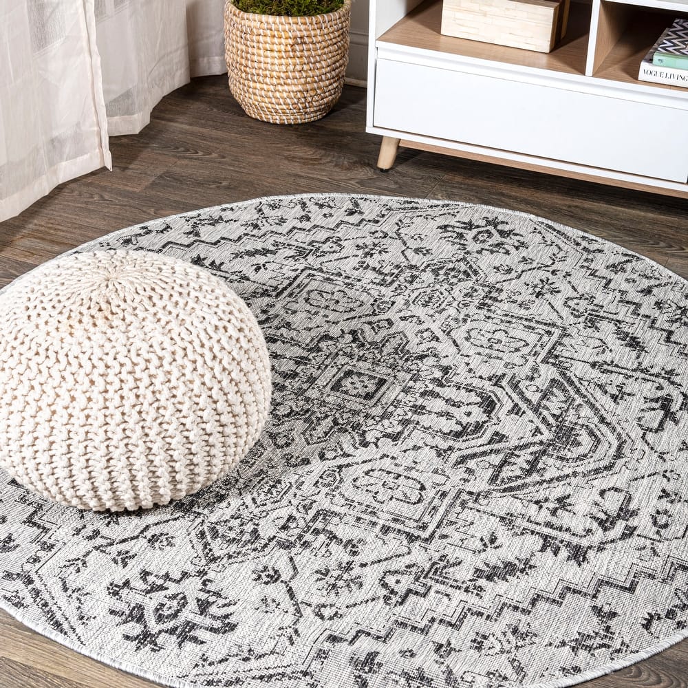 JONATHAN Y Charleston Medallion Indoor/Outdoor Area Rug