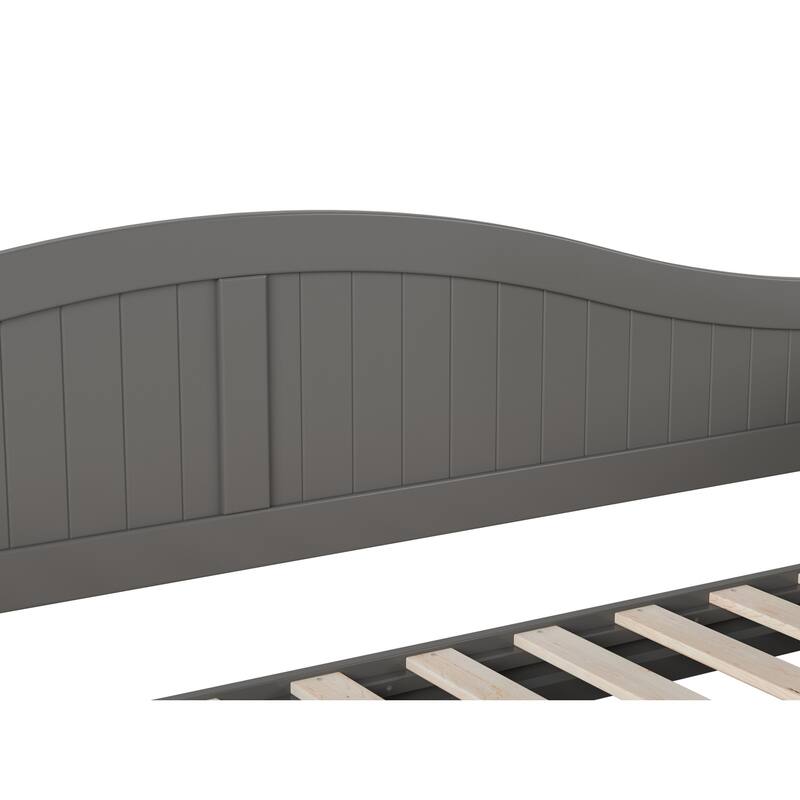 Twin Daybed with Drawers - White Wood Frame & Storage - Elegant Design