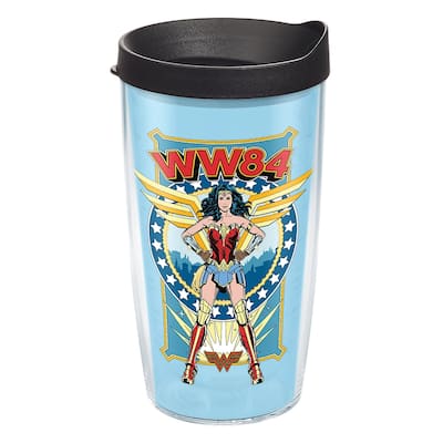 Tervis DC Comics Wonder Woman Retro Made in USA Double Walled Insulated Travel Tumbler, Classic