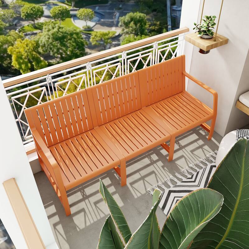 Malwee Indoor/Outdoor Furniture Chair Set with Table, All-Weather UV Resistant PP Material, for Garden, Balcony & Living Room