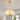 Elegant Gold and Glass Chandelier 3-Light Pendant Light Fixture with Frosted Dome Design