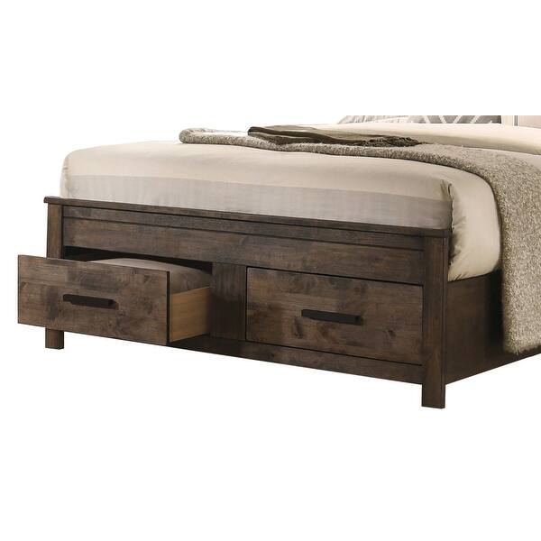 Greely Rustic Golden Brown Storage Bed Bed Bath & Beyond 33988183