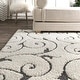 preview thumbnail 13 of 23, Nuloom Vine Swirls Shag Area Rug
