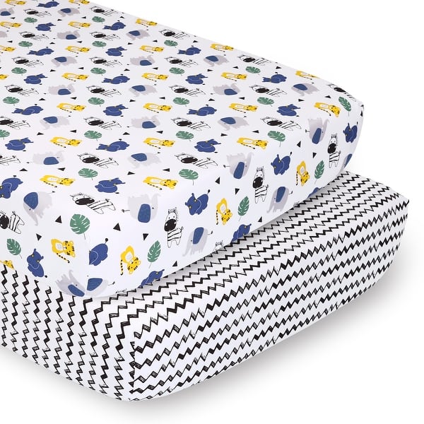 slide 2 of 3, PSP 2pk Sheets Safari Animals/Zig Zag
