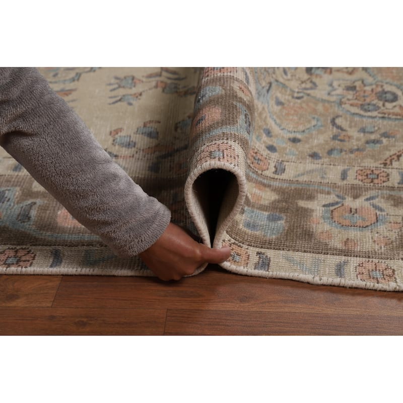 Tabriz Persian Area Rug Oriental Hand-Knotted Wool Carpet - 8'3"x 10'8"