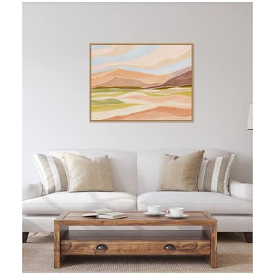 Kate and Laurel Sylvie Desert Dreams Framed Canvas by Nikita Jariwala