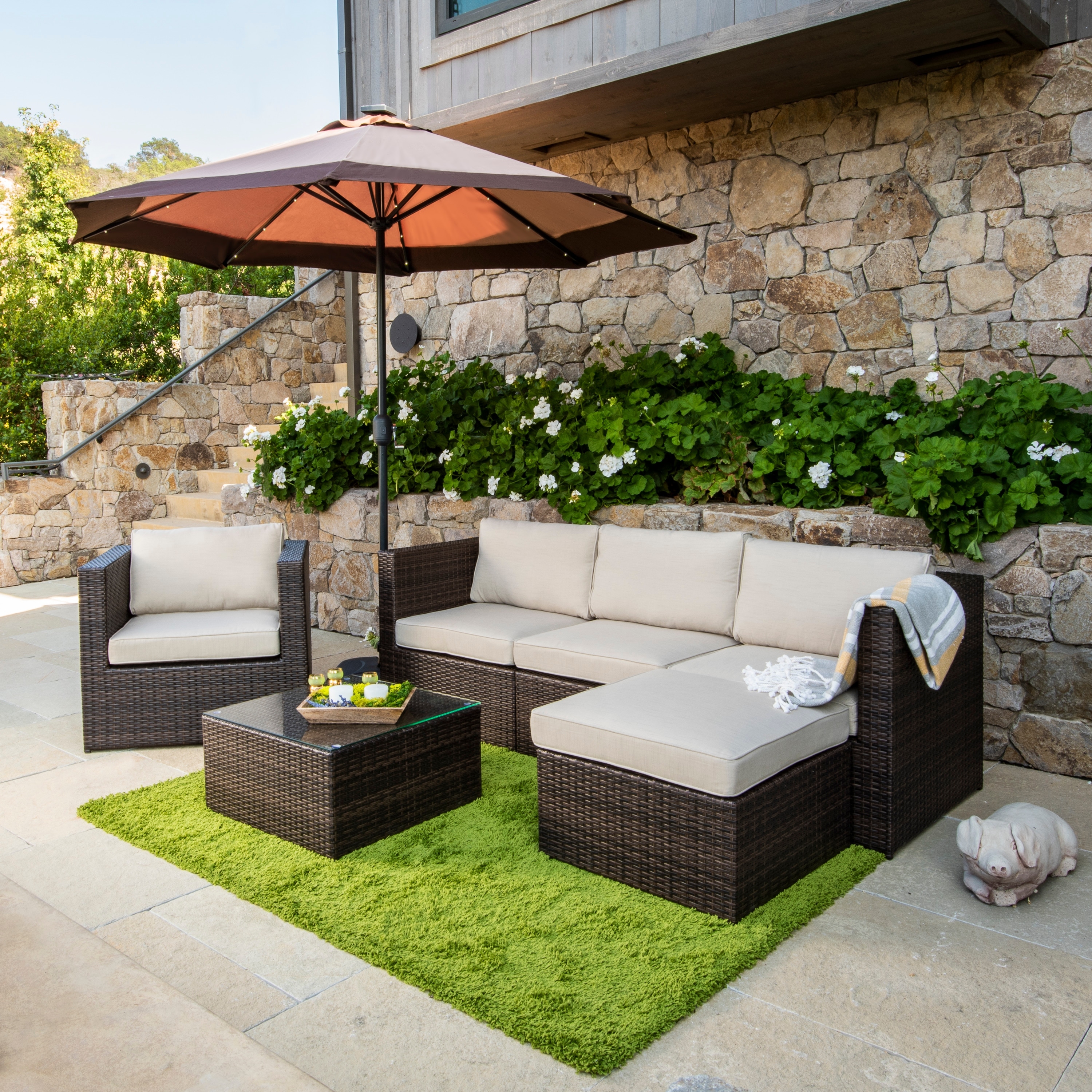 Corvus trey outdoor 6 piece deals