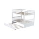 preview thumbnail 45 of 66, Full Over Full Bunk Wood Bed With Twin Trundle