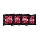 preview thumbnail 1 of 1, Northwestern Oklahoma State Rangers Black Cornhole Bags All-Weather Resin Filled